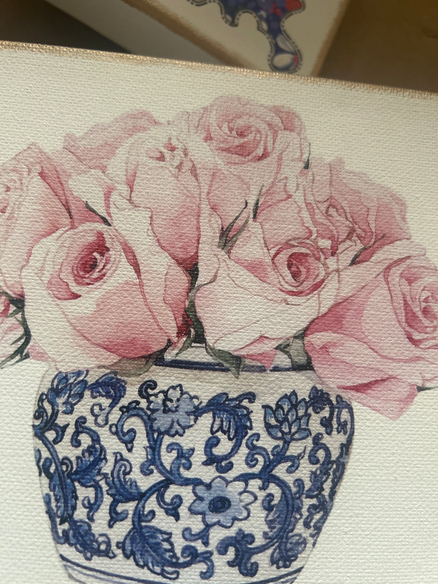 Rose chino canvas