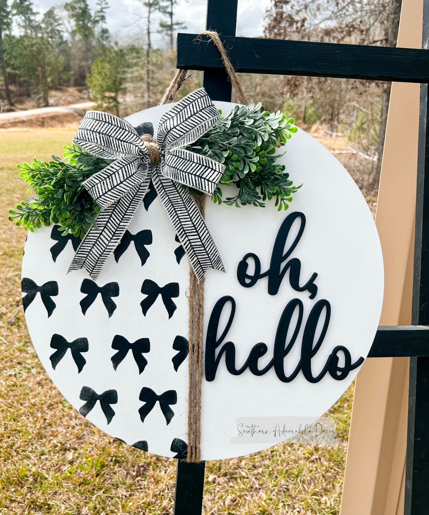 18” 3D bow door hanger