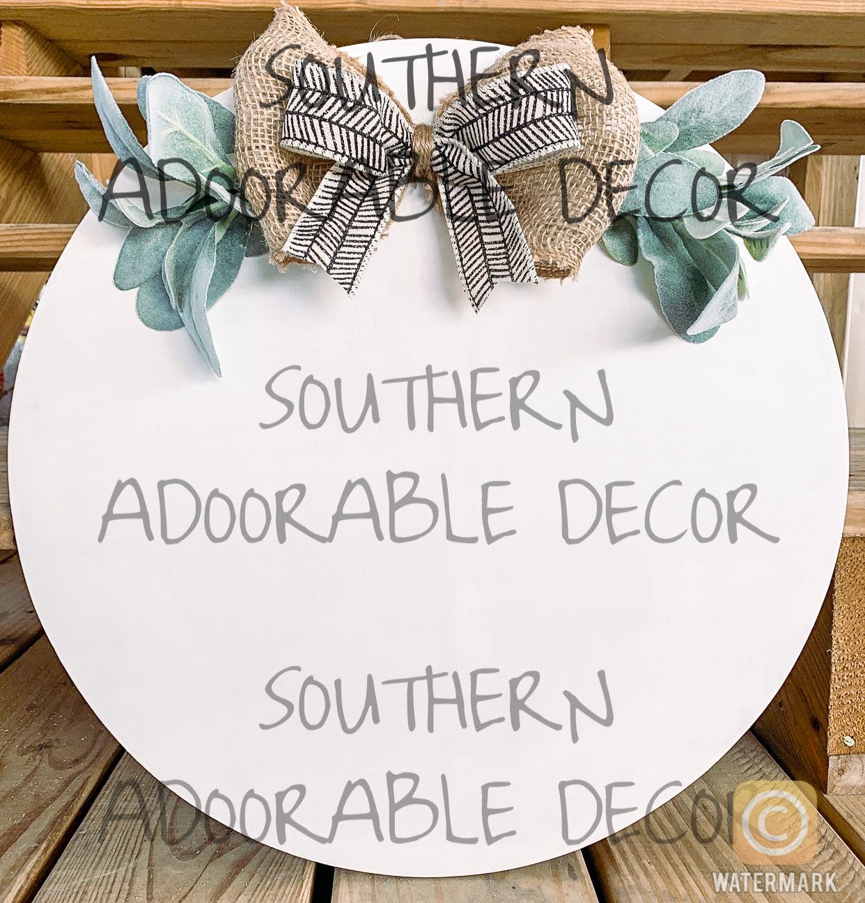 Door hanger mockup