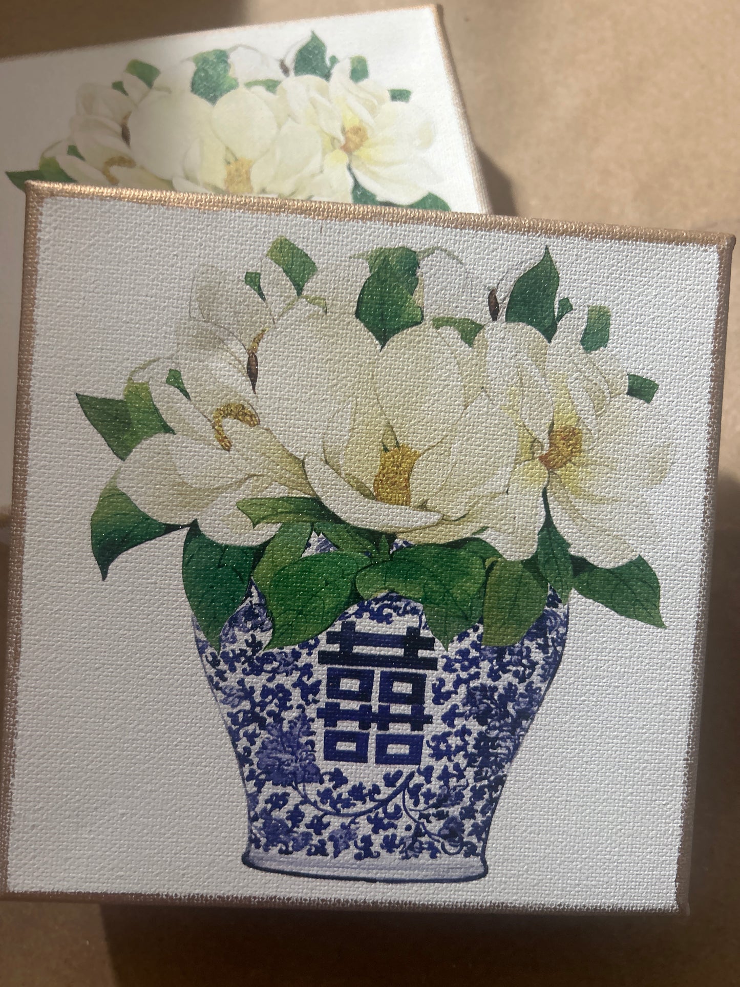 Magnolia chino canvas