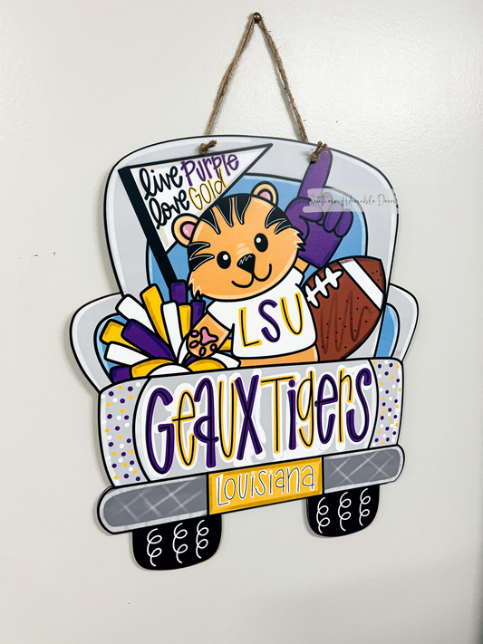 GEAUX TIGERS LSU 22”