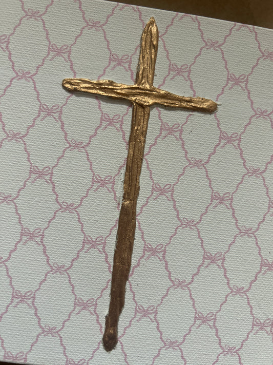 Bow cross canvas