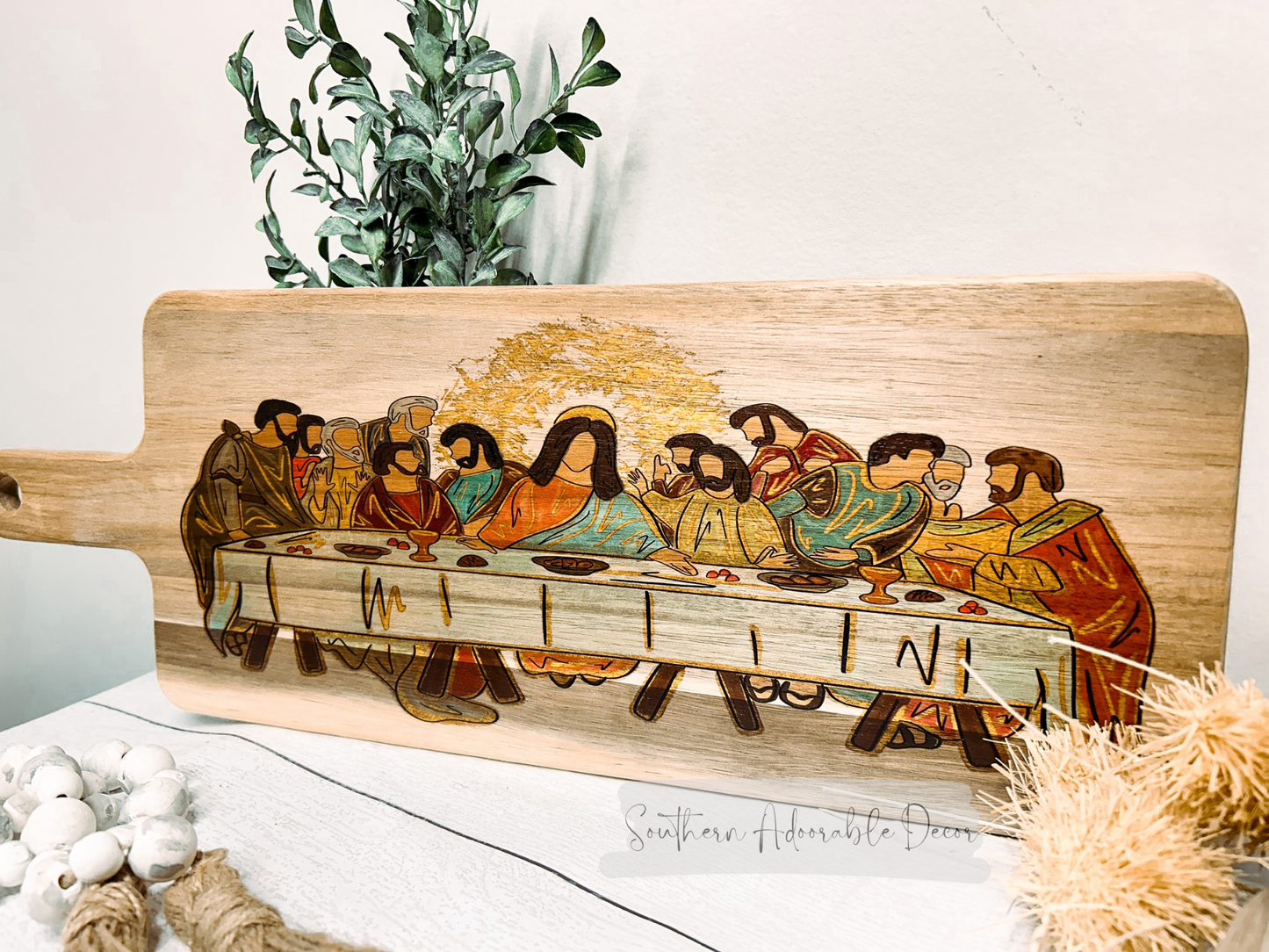 1 The Last Supper decorative cutting board