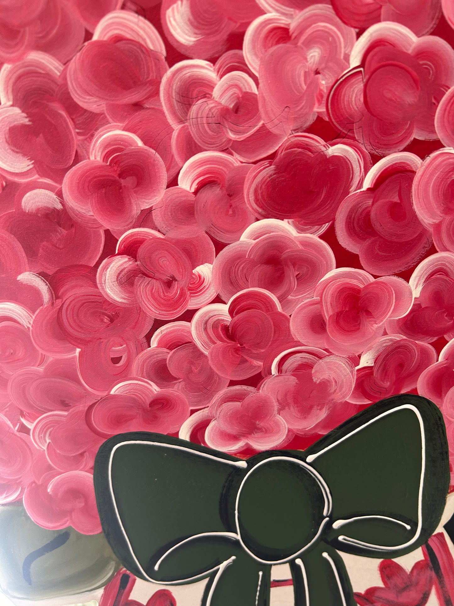 Red hydrangea