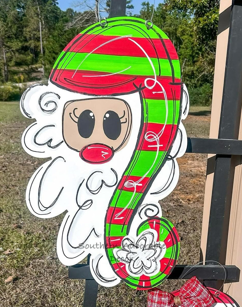 Santa head pop up