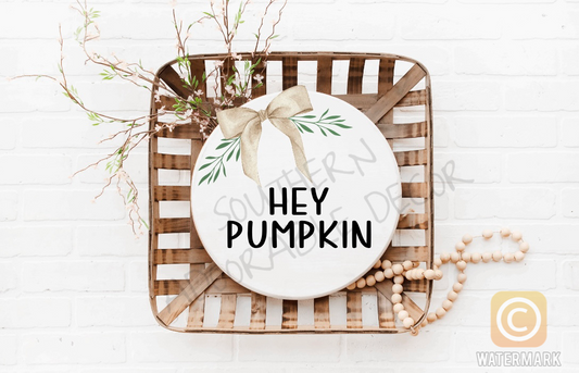 Hey pumpkin SVG