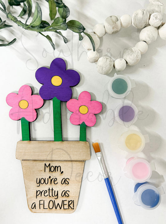 Flower pot paint kit