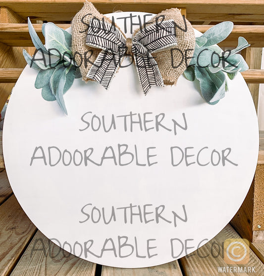 Door hanger mockup